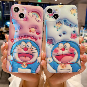 Phone Case OPPO Reno10 Reno10 Pro 5G New 2023 Glitter Blu-ray 3D Stereoscopic Cute Doraemon Pattern Silicone Soft Casing OPPO Reno10 Pro 5G Cover Case