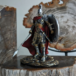 New Retro Spartan Character Craft Figurine Light Luxury Ornaments Home Bedroom Decor Accessories Boyfriend Gift Ideas Collection