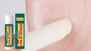 OUHOE | Mint Beeswax Lip Balm Improve Dryness Reduce Dead Skin Fade Lips Lines Non-Sticky Moisturizing Brighten Lipstick Daily Lip Care