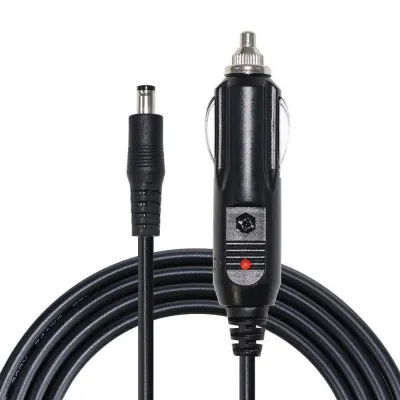 12V DC Car Charger Power Suppy Cable Cord Cigarette Lighter Plug 5.5mm x 2.1mm Auto Accessories