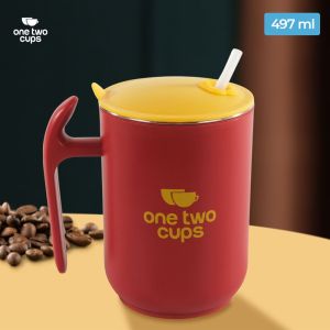 One Two Cups Gelas Kopi Stainless Steel Insulation Sealed Cup 497ml- FG9