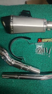 sniper 150 akraphovic fullsystem with silencer