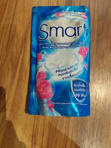 น้ำยาซักผ้าsmartสูตรเข้มข้นแบบanti-bacterialและanti-pollutionขนาด 550ml.