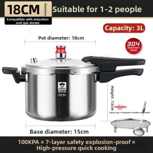 KBH | Food-Grade Stainless Steel Pressure Cooker