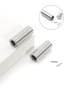 Stainless Steel Silicone Rope Clasps Titanium Steel Anti-Static Wristband Magnetic Buckle DIY Jewelry Accessories Bracelet Buckle