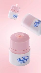 THE FACE SHOP Dr Belmeur Vegan Pink Lipcerin ™ 15ml - Vegan Tinted Moisturizing Multipurpose Lip Balm for Dry & Sensitive Skin
