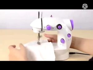 (TOPSELLER1) Mesin Jahit Portable 4in1 Alat Jahit Menjait Menjahit baju / Mesin Jahit Portable Mini Vanstar by TOPSELLER1 - 2 Benang, Listrik/Baterai, Adaptor, Pedal, Skoci & Jarum (EXPORT)