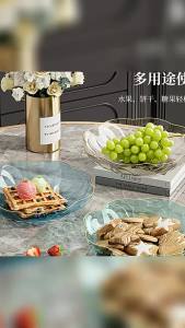 Pinggan Buah-buahan Jenis Bunga Bernilai Tinggi Meja Makan Ruang Tamu Rumah Plat Tulang Meludah Plastik Makanan Ringan Pinggan Gula-Gula Meja Kopi Pinggan Buah