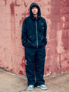 Loose Weave Hooded Jacket