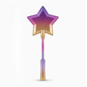 New 3D Printed Star Magic Wand Tap-to-Pay Card Holder Portable Contactless Credit Debit Card Payment Wand Novelty Fun Accessory