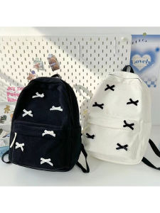 Korean Style High School Backpack Womens Ins Simple Versatile Backpack Dual-Shoulder Bag University Students Bookbag