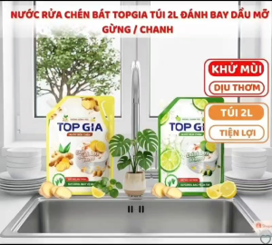 Nước rửa chén bát Top Gia