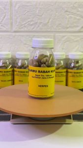 Obat Herbal untuk Mengatasi Herpes 100% Herbal Alami Original - Jamu Babah Kuya (KAPSUL)