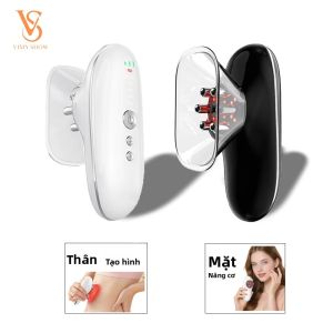 Máy Điêu Khắc Body 4 Trong 1 Với Chức Năng Massage Giảm Cellulite Nâng Cơ Mặt & Làm Săn Chắc Da Dùng Tại Nhà Cho Vùng Bụng Và Chân