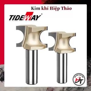 Mũi phay bán nguyệt gỗ mũi soi thông 1 chỉ không bi nửa đường tròn Tideway MSBN-TW