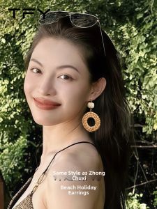 TFY | Bohemian Handwoven Grass Beach Earrings