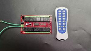 DC 12V/24V 16 Channel RF Wireless Remote System Receiver 16CH Transmitter Relay Board 433MHz 3 Mode Switching