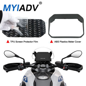 For BMW R1300GS 2024 R1200GS R1250GS F850GS ADV F900R Motorcycle Instrument Hat Sun Visor Meter Cover TPU Screen Protector Film