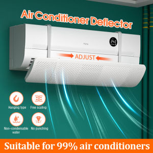 [SG Local Stock] Retractable Air Conditioner Wind Shield Aircon Wind Deflector AC Windshield 空调挡风板