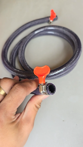 High-Performance Heavy-Duty Gas Stove Hose – Authentic Japan Make with Stainless Clamp