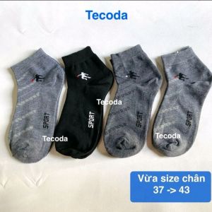 COMBO 5 ĐÔI Tất Nam Cổ Trung Kiểu Dáng Thể Thao Sport Thêu Hình Cầu Thủ Năng Động Nhiều Màu