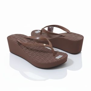 LOZTA Sandal Jepit Wanita Terbaru Wedges 5cm Karet Empuk