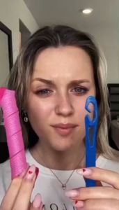 ( READY STOCK ) 18 pcs Magic Leverage Hair Styling Hair Roller DIY Hair Curler Maker Rollers Spiral Leverage Former