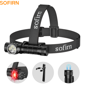 Sofirn | SOFIRN HS43 Outdoor Headlamp 3200 Lumen 660nm Red Light 21700 USB-C Recharge Torch Magnetic Rotary Adjustment Ring Head Light