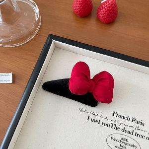 กิ๊บติดผมลายผีเสื้อผ้าเด็ก สีแดง โบว์ผูก�็อกเก็ต กิ๊บติดผมรูปหัวใจ กิ๊บติดผมแบบมีซิป ยูนิเซ็กส์ แฟชั่นฤดูใบไม้ร่วง 2023