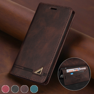 Leather Case For Samsung A14 A34 A54 A13 A33 A53 A55 A17 A07 A36 A06 A26 A16 A56 Anti-thef RFID Flip Cover Galaxy A52 A32 A12