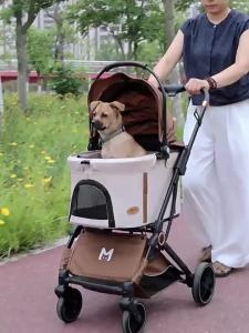 MAIDUGE | Detachable Foldable Pet Stroller for Dogs Cats