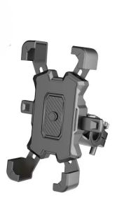 4 Claw Shockproof Bike Motorcycle Phone Mount One-Button Auto Lock 360 Adjustable Handlebar Phone Holder Universal Smartphone