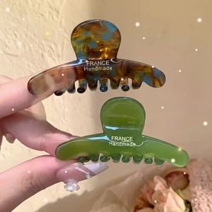 hellocandy | Gradual Color Acetate Hair Clip For Fixing Baby Hairs Accessory