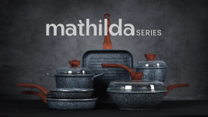 NEW LAUNCH - Numan Panci Casserole 20 cm Anti Lengket dengan Tutup Kaca Diecast Mathilda Series