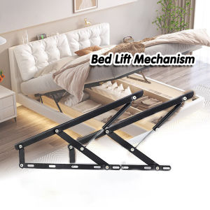 2Pcs Bed Lift Mechanism Pneumatic Bed Lift Mechanism Sofa Bed Storage Hinge 1m
