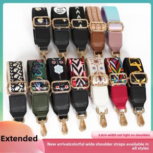Crossbody Strap Backpack Belt All-Match Adjustable Colorful Wide Shoulder Straps Cotton Tape Long Purse Accessories Single Buy