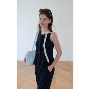 High IQ Feel Workwear Set Tank Top & Wide Leg Trousers