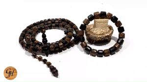 BELI Tasbih Gratis gelang kayu bertuah lewung macan kombinasi kayu hitam /eboni kalimantan original