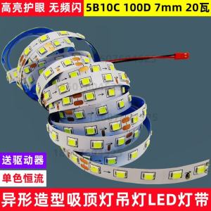 Soft Core LED Strip Lights Suspension Ceiling Mounted Lamp Side Emitting Non Intelligent Control 220V Copper Material IP20