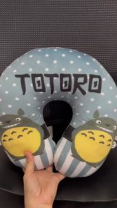 Dreamtoys96 Bantal Leher TOTORO Headrest Travel