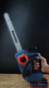 MASARU เลื่อยโซ่ไฟฟ้าไร้สาย รุ่น SCS-420 เลื่อยไฟฟ้าไร้สาย 11.5 นิ้ว เลื่อยตัดไม้แบตเตอรี่ มอเตอร์บัสเลส ใช้งานสวน ตัดกิ่ง ตัดไม้ รับประกัน 7 เดือน