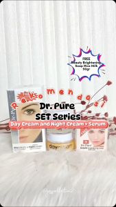 Dr Pure Set Paket Cream Siang dan Malam Plus Sabun 3in1 BPOM Dr Pure