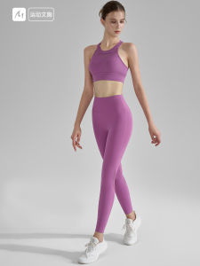 Breathable mesh sports bra high-strength female one-piece fixed cup yoga bra shockproof beautiful back fitness vest