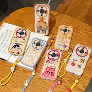 ใหม่ เคส Phone Case Honor X9b X6b X8b X6a X8a X8 X6 X5 Plus 4G 5G Ins น่ารักการ์ตูนแฟชั่น Capybara เป็ดปลาดาวแพททริกบีเวอร์3D ตุ๊กตาป้องกันการตกสายคล้องแบบมีเคส2025