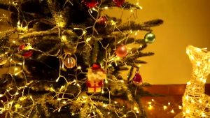 LATTOUR Christmas Outdoor Lighting: Waterproof Decorations & Plug Power Lamp Garlands