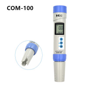 Máy Phân Tích TDS Chuyên Nghiệp HM Professional COM-100 Với Chức Năng Hiệu Chuẩn Tự Động Và Máy Đo Nhiệt Độ Kỹ Thuật Số Để Đo Chất Lượng Nước Hồ Bơi