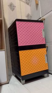 Lemari Plastik Pakaian Laci SLAP 2 Susun MURAH PUTIH