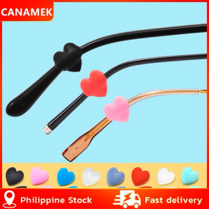 【Philippine Stock】 2Pair Fashion Heart Silicone Anti-slip Ear Grip Eyeglasses Leg Ear Hook Stopper Bracket Fastener Accessories Glasses Retainer