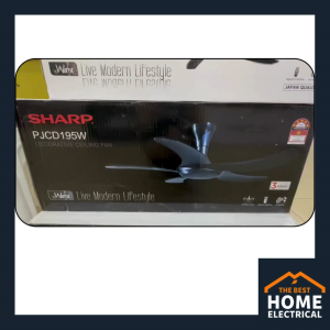 Sharp 56" 5-Blade Decorative Ceiling Fan with Remote Control (DC Motor) PJCD195W
