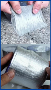 Lakban Anti bocor Tahan Air Waterproof Pelapis Retak Rembes Akuarium Asbes Atap Spandek Alderon Pecah